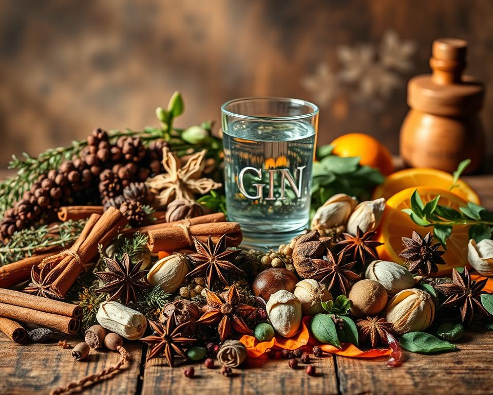 Gin Botanicals und Geschmacksnoten