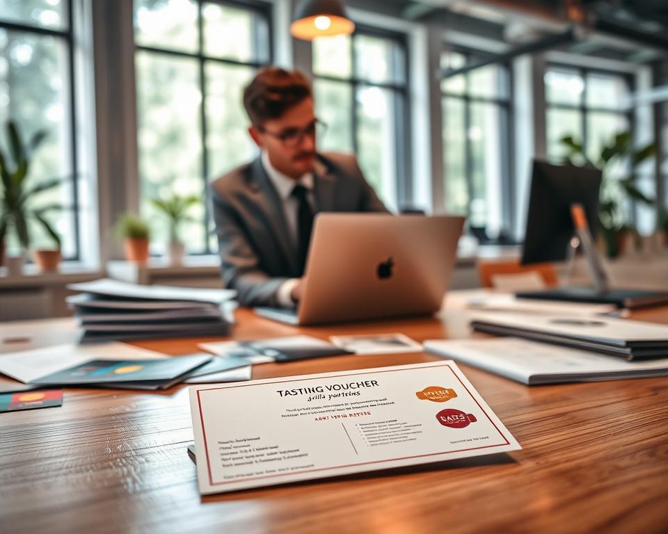 Druckoptionen Gutschein Distribution