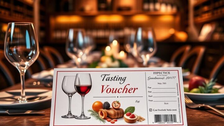 So gestalten Sie Ihre Einladungskarte für einen Tasting-Gutschein