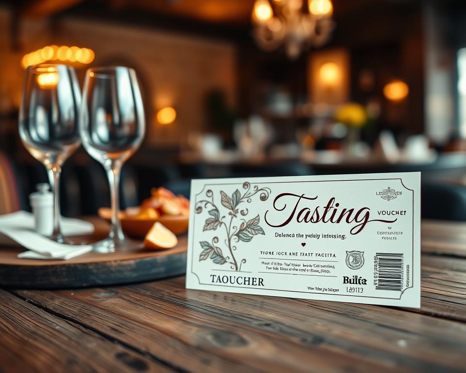 Personalisierung Tasting Gutschein